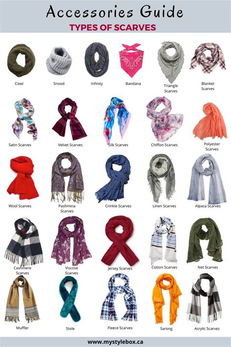 types of scarf knots.